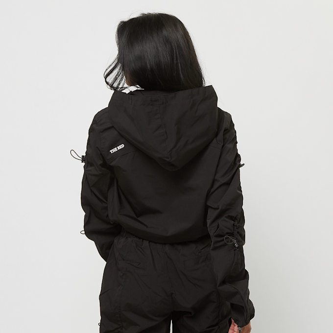 Smoke Rise Cropped Full Zip Hodie Jacket noir 30708 2