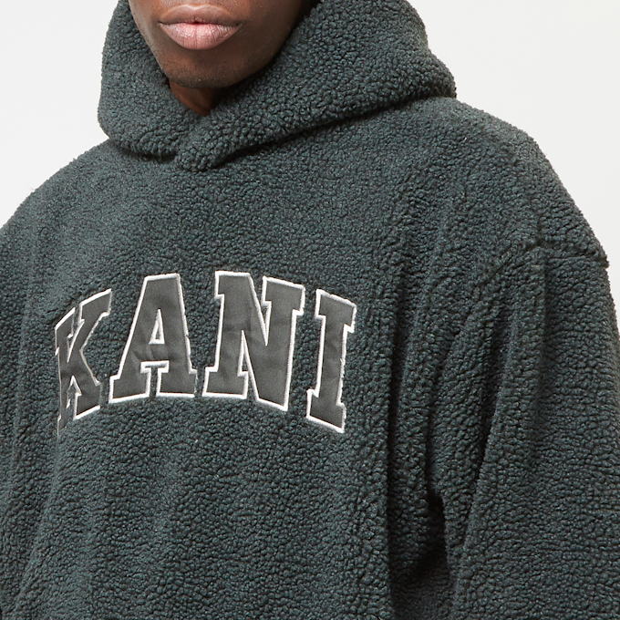 Karl Kani Serif Teddy Hoodie grau 30743 3