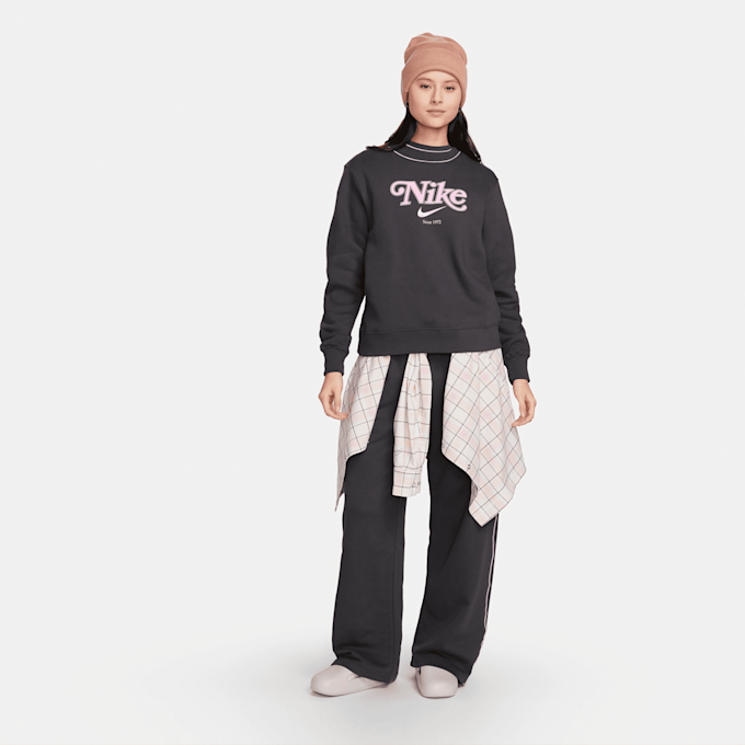 Nike Sportswear Fleece Crew EF grijs 30745 4