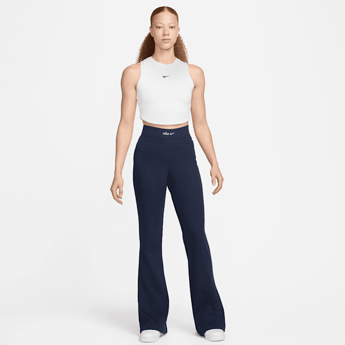 Nike Sportswear Trend Rib Flared Pants bleu 30746 5