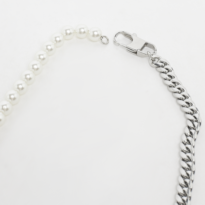 Karl Kani Signature Pearl Chain srebrna 30884 2