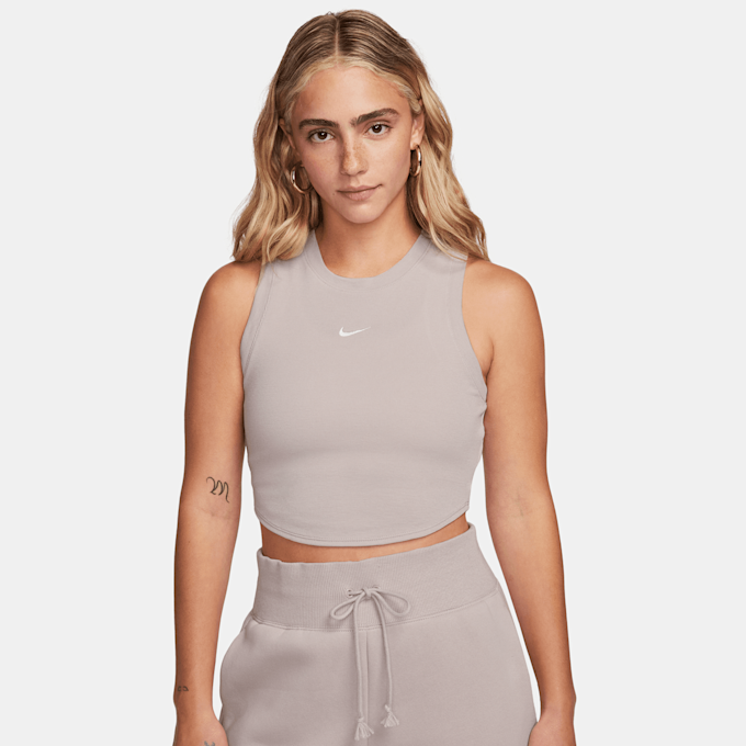 Nike Sportswear Essentials Ripped Tanktop bež 30906 1