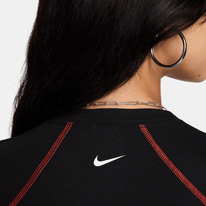 Nike   Sportswear Short-Sleeve Dress zwart 31023 4