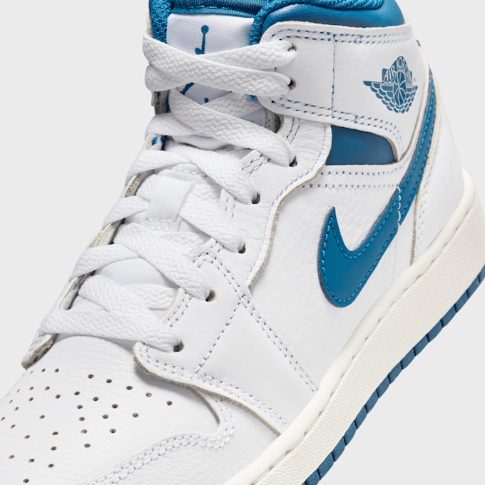Jordan Air Jordan 1 Mid SE (GS) blanco 31083 7