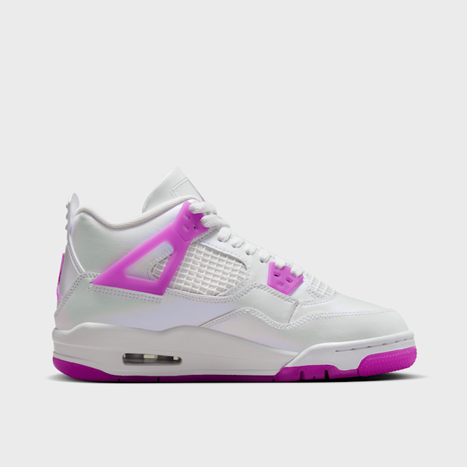 Jordan Air Jordan 4 Retro (GS) white/hyper violet biały 31129 2