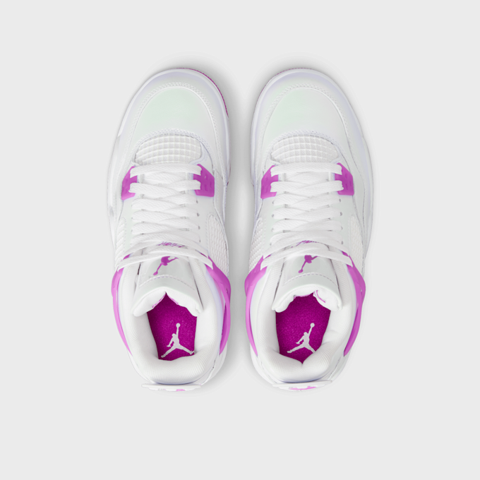 Jordan Air Jordan 4 Retro (GS) white/hyper violet biały 31129 6