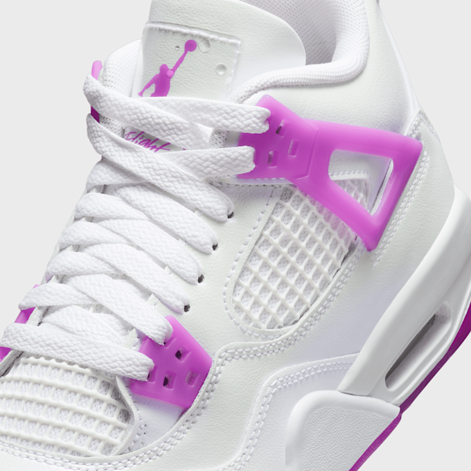 Jordan Air Jordan 4 Retro (GS) white/hyper violet biały 31129 7