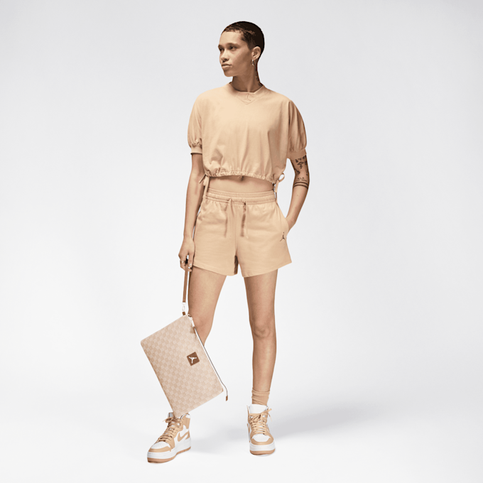 Jordan Knit Short Slide Core beż 31148 5
