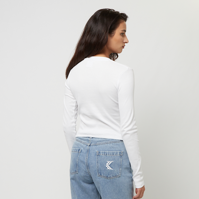 Karl Kani Small Signature Short Rib LS weiß 31181 2