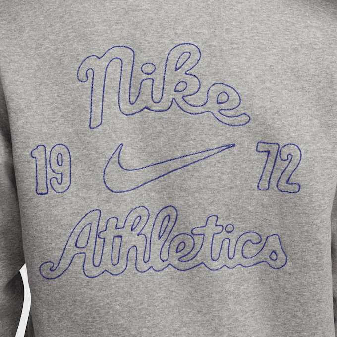 Nike Club Basketball Fullzip Pullover Hoodie Varsity grigio 31205 4