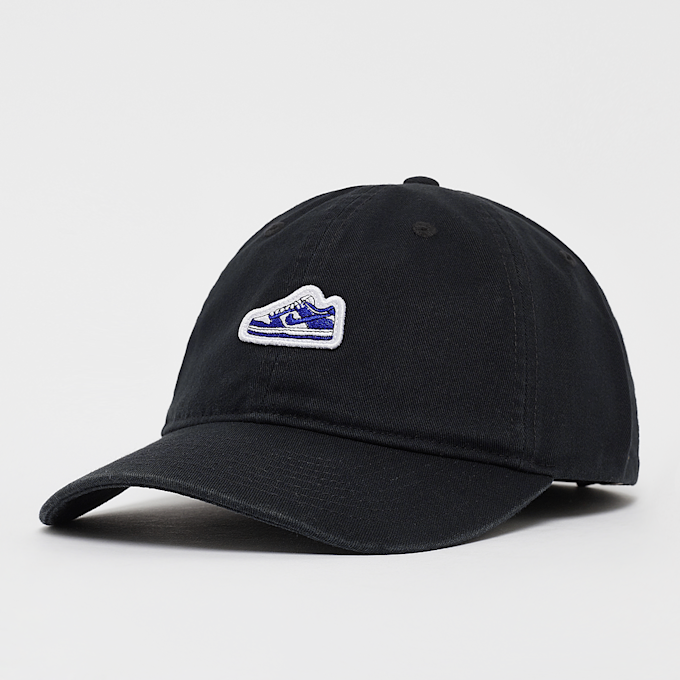 Nike Club Cap Unstructured Flat Bill Dunk Patch schwarz 31268 1
