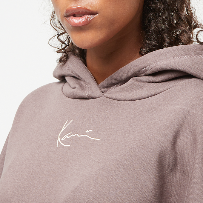 Karl Kani Small Signature Washed OS Hoodie brun 31300 3