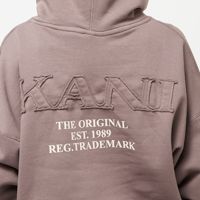 Karl Kani Small Signature Washed OS Hoodie bruin 31300 4