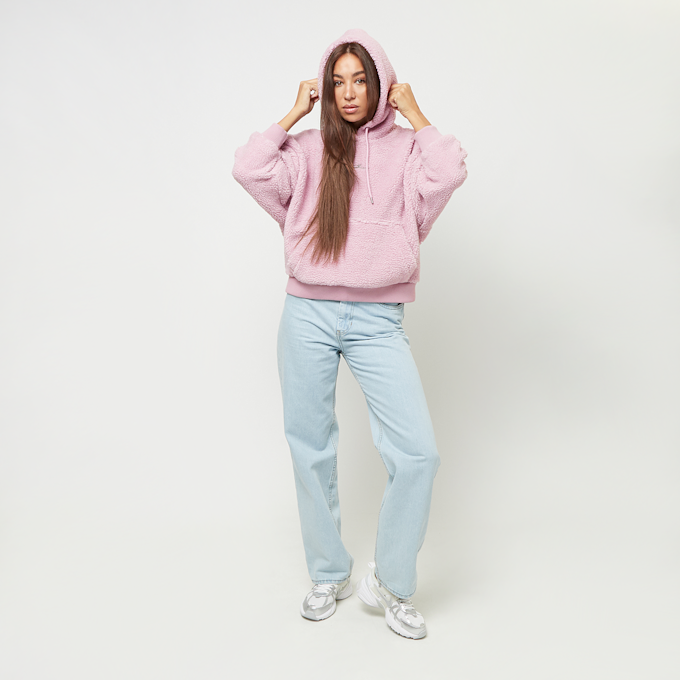 Karl Kani Metal Signature Teddy Oversized Hoodie rosa 31302 4