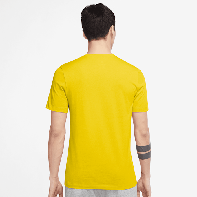 Nike   Sportswear Club Tee jaune 31335 2