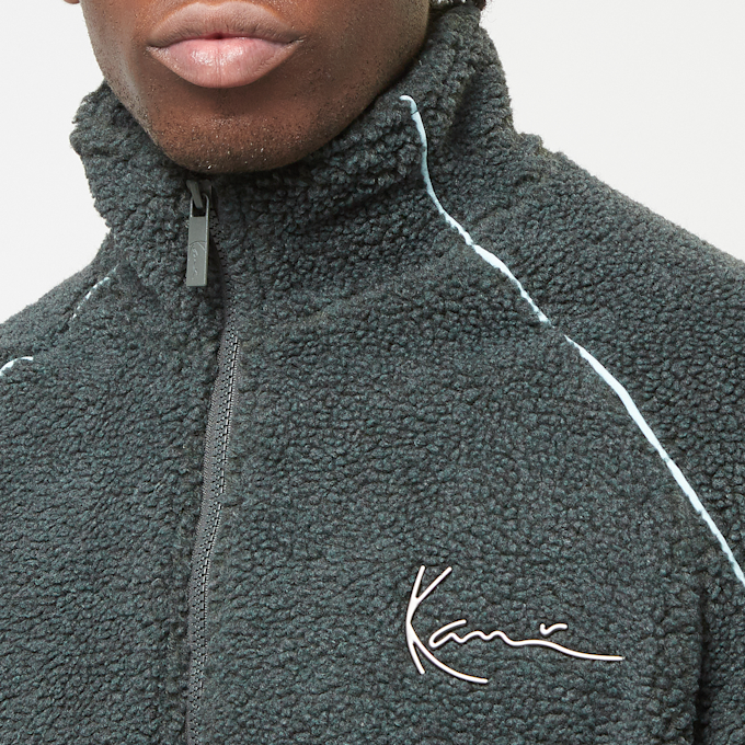 Karl Kani Metal Signature Teddy Jacket grau 31369 3