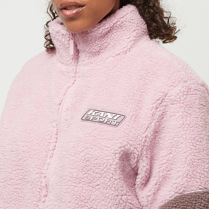 Karl Kani Sport Patch Teddy Block Trackjacket rosa 31418 3