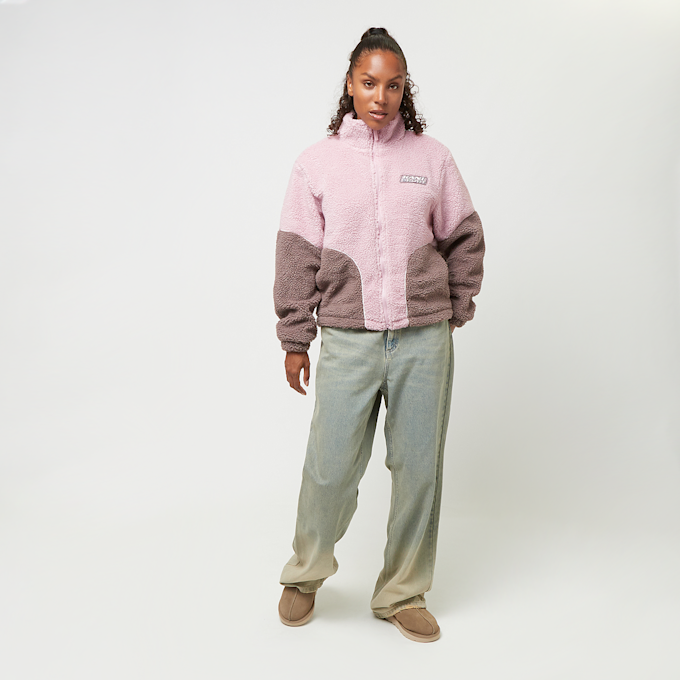 Karl Kani Sport Patch Teddy Block Trackjacket rosa 31418 4