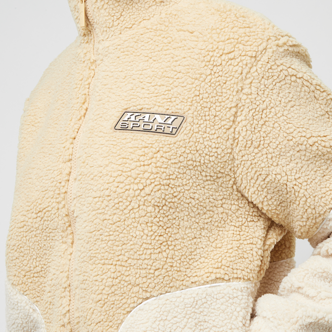 Karl Kani Sport Patch Teddy Block Trackjacket beige 31419 3