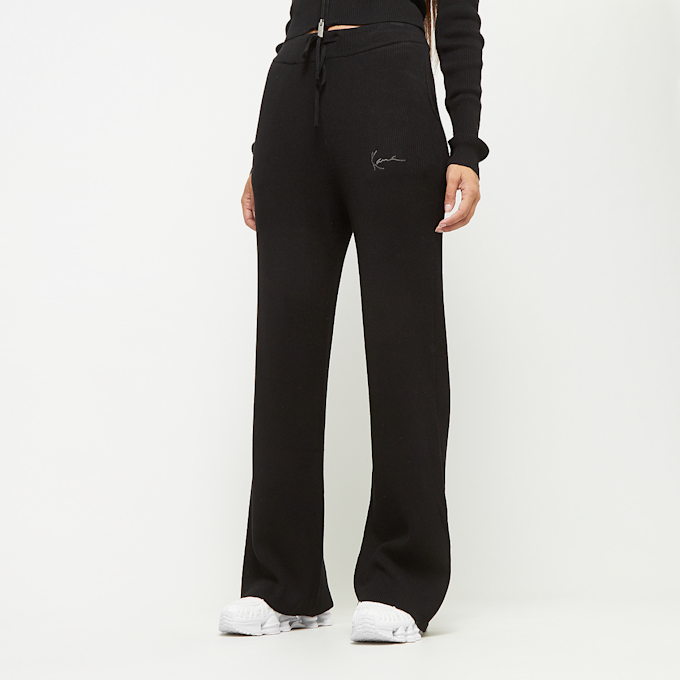 Karl Kani Small Signature Knit Wide Leg Pants negro 31428 1