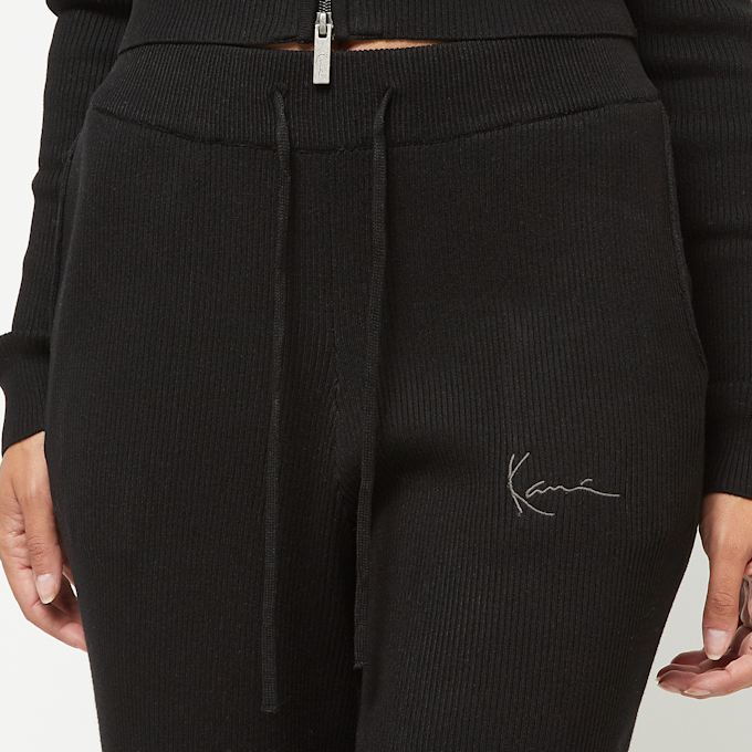 Karl Kani Small Signature Knit Wide Leg Pants negro 31428 3