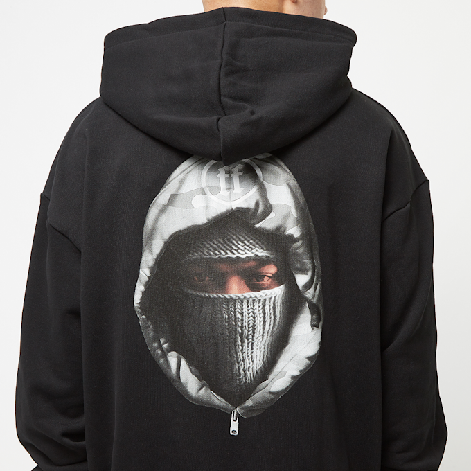 Forgotten Faces Hooded Ultra Heavy Cotton Box Hoody czarny 31496 5
