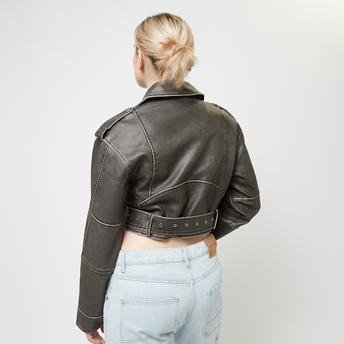 Karl Kani OG Short Biker Jacket grau 31497 2