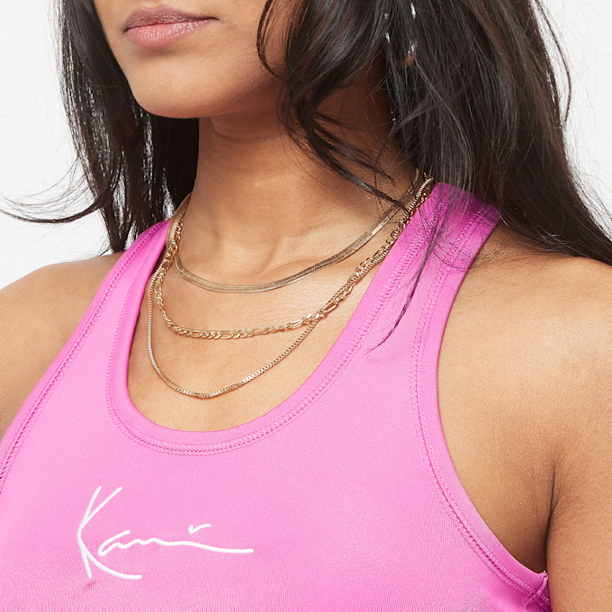 Karl Kani Small Signature Racer Bralette różowy 31566 3