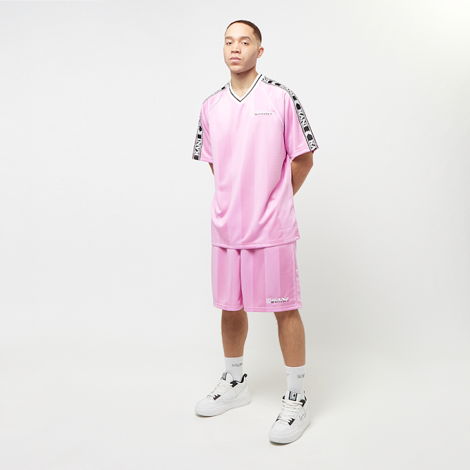 Karl Kani Sport Shadow Streifen Shorts rosa 31592 5