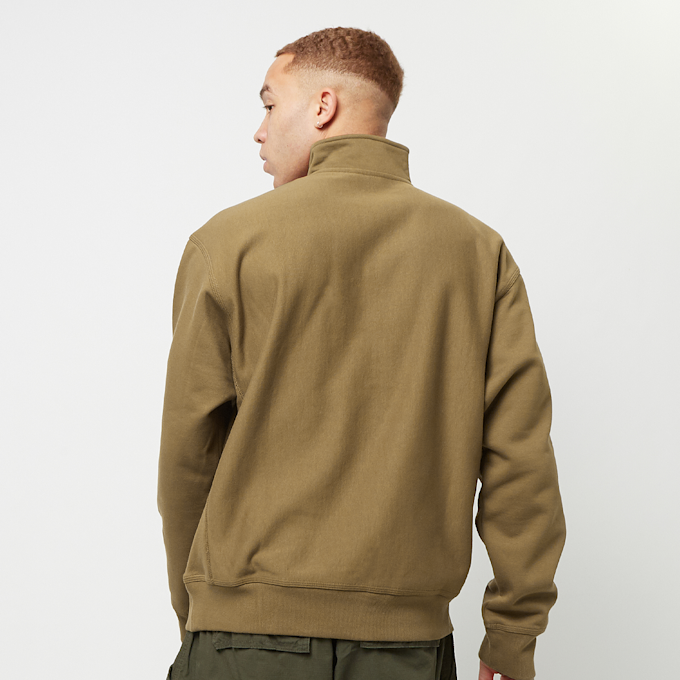Carhartt WIP Half Zip American Script Sweatshirt brun 31603 2