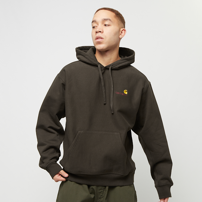 Carhartt WIP Hooded American Script Sweatshirt braun 31605 1