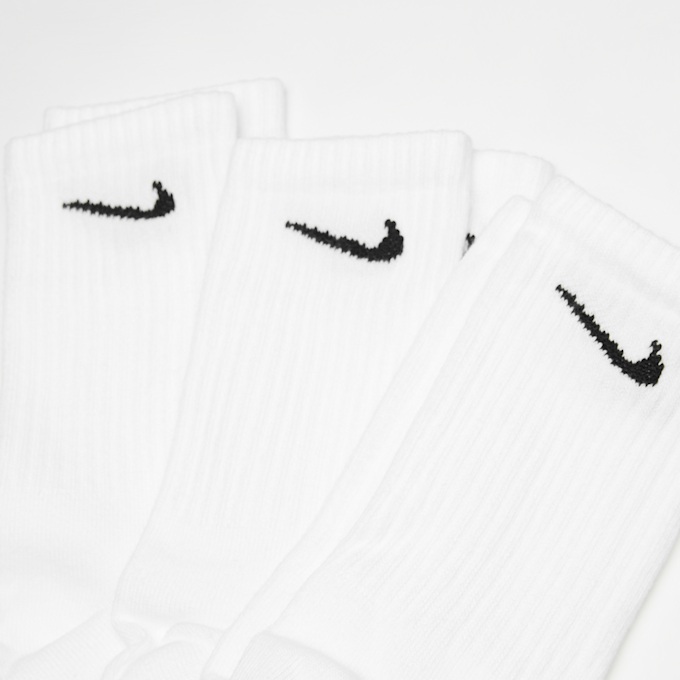 Nike 3 PACK - Everyday Cushion Crew Lightweight weiß 31709 2