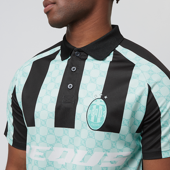 PEQUS Football Logo Shirt türkis 31722 3