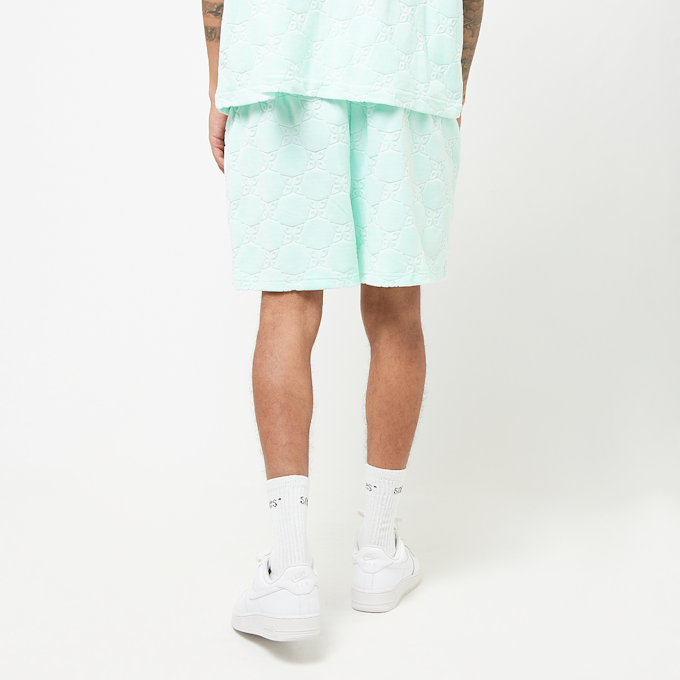 PEQUS Monogram Frottee Shorts türkis 31730 2