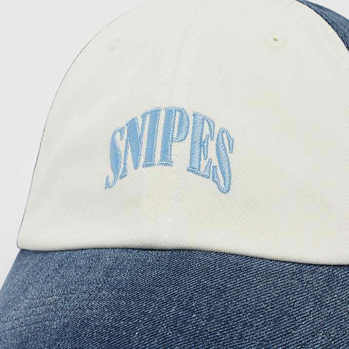 SNIPES Serif Logo Contrast Panel Denim BBall Cap azul 31737 4