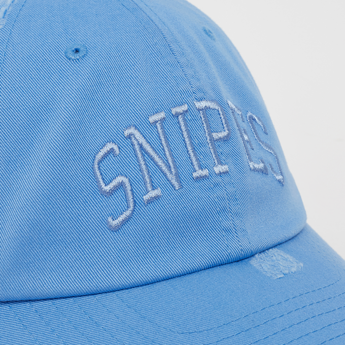 SNIPES College Logo Washed Baseball Cap bleu 31738 4