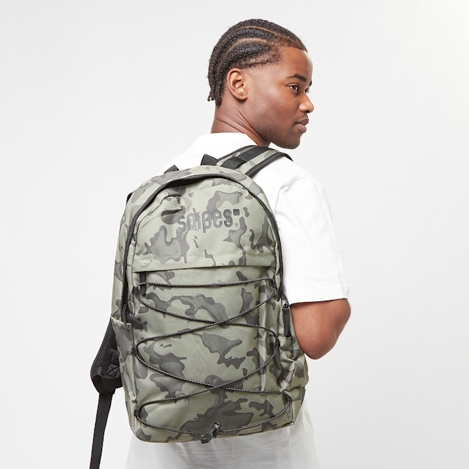 SNIPES Medium Basic Logo Drawstring Skate Backpack camouflage 31743 6