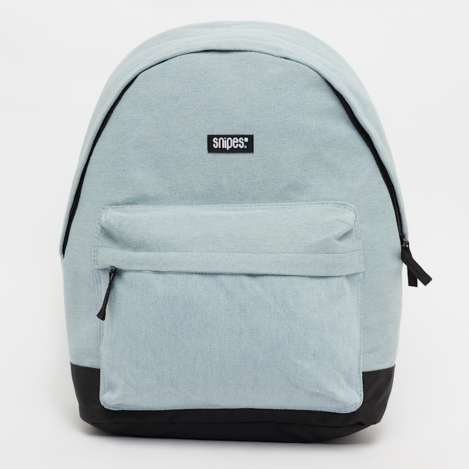 SNIPES Woven Label Basic Logo Denim Backpack azul 31744 1