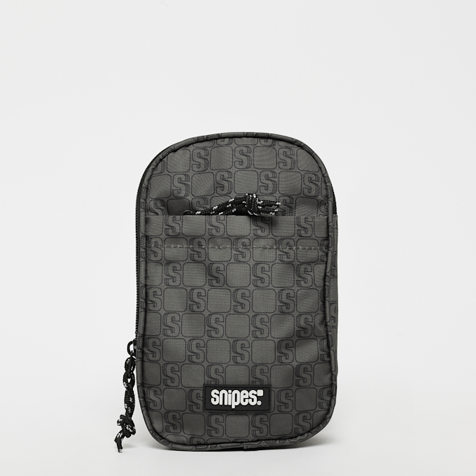 SNIPES Rubber Badge Basic Logo Pattern Small Sling Bag gris 31749 1