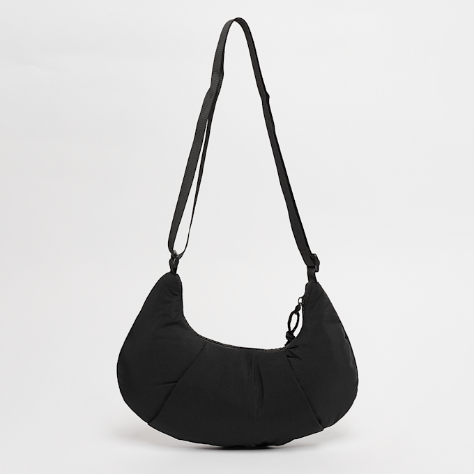 SNIPES Rubber Badge Basic Logo Croissant Shoudler Bag noir 31750 3