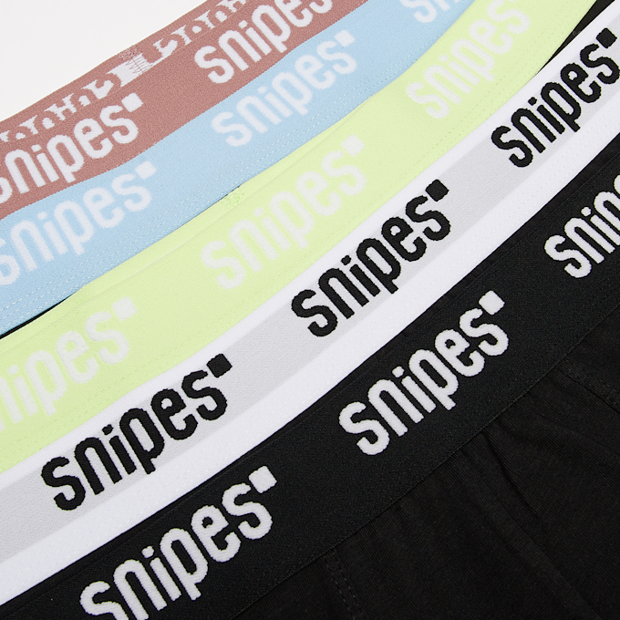 SNIPES 5 PACK - Contrast Tape Pack Briefs Boxershorts schwarz 31757 2