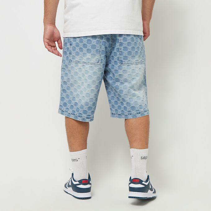 PEQUS Aether Monogram Denim Jorts bleu 31764 2