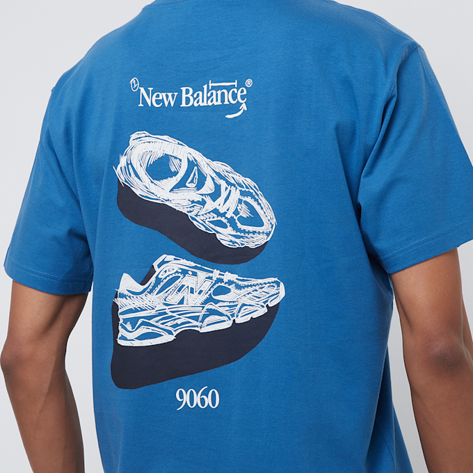 New Balance 9060 Sketch T-Shirt blau 31779 4
