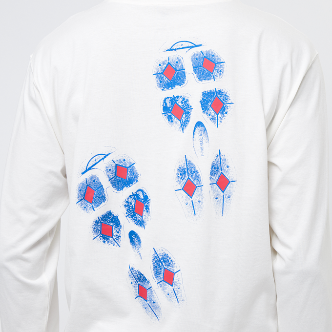 New Balance 9060 Sole Print Long Sleeve T-Shirt beige 31781 5