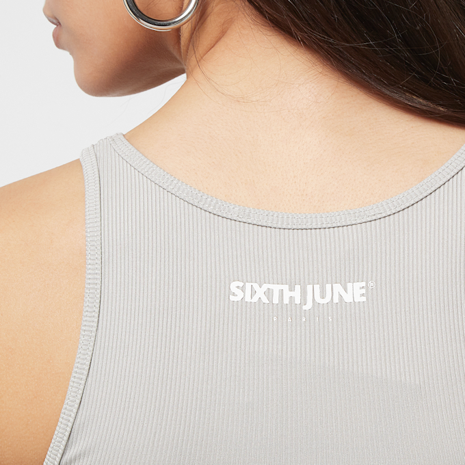 Sixth June Side Seam W/ Gathers Mini Short Sleeve Mini Dress grijs 31794 3