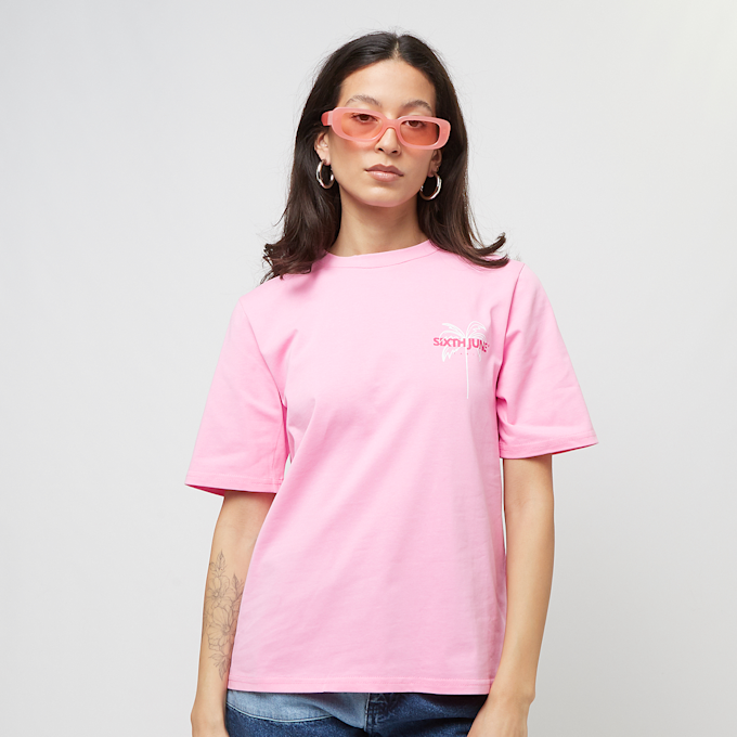 Sixth June Beaches Print Shortsleeve Tshirt rosa 31806 2