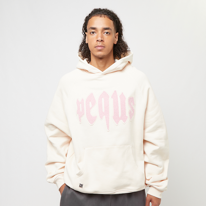PEQUS Mythic Logo Patch Hoodie beige 31826 1