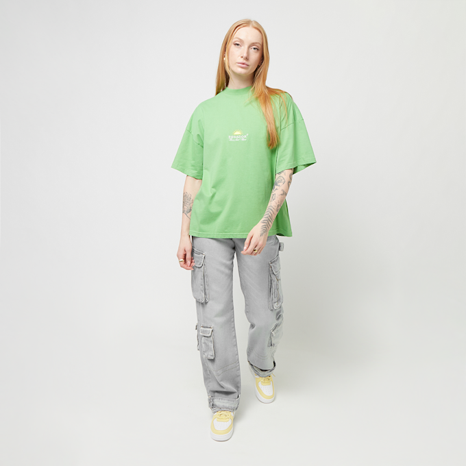 Pegador Flora Heavy Oversized Tee vert 31859 5