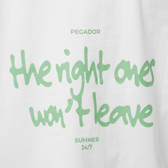 Pegador Aleja Heavy Oversized Tee weiß 31864 5