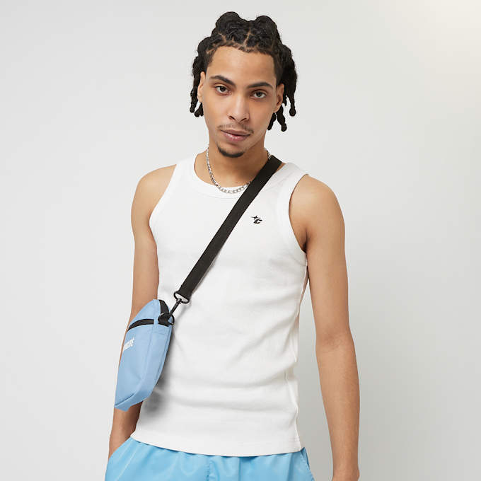 Capacité Rib Tank Top bianco 31918 1